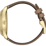 Gucci G Timeless Butterfly Brown Dial Brown Leather Strap Watch For Women - YA1264063 Authentic Buy Shop Now
