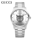 Gucci G Timeless Silver Dial Silver Steel Strap Watch For Women - YA1264095 Authentic Buy Shop Now