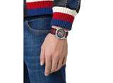 Gucci G Timless Le Marche Des Merveilles Blue & Red Dial Blue & Red Nylon Strap Unisex Watch - YA126495 Authentic Buy Shop Now