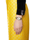 Gucci G Timeless Quartz Mother of Pearl Dial Gold Steel Strap Watch For Women - YA1265021 Authentic Buy Shop Now