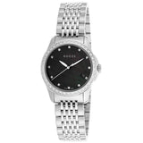 Gucci G Timeless Black Mother of Pearl Diamonds 38mm Watch For Women - YA126509 Authentic Buy Shop Now