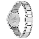 Gucci G Timeless White Dial Silver Steel Strap Watch For Women - YA126572A Authentic Buy Shop Now