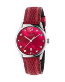 Gucci G-Timeless Cherry Red Mother of Pearl Dial 27mm Watch For Women - YA126584 Authentic Buy Shop Now
