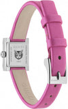 Gucci G-Frame Square Fuchsia Mother of Pearl Dial Fuchsia Leather Strap Watch For Women - YA128533 Authentic Buy Shop Now