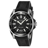 Gucci Dive Analog Quartz Black Dial Black Rubber Strap Watch For Men - YA136204 Authentic Buy Shop Now