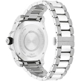 Gucci Dive Snake Black Dial Silver Steel Strap Watch For Men - YA136218 Authentic Buy Shop Now