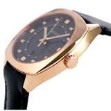 Gucci GG2570 Quartz Black Dial Black Leather Strap Watch For Women - YA142407 Authentic Buy Shop Now