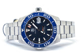 Tag Heuer Aquaracer Calibre 5 Blue Dial Silver Steel Strap Watch for Men - WAY211C.BA0928 Authentic Buy Shop Now