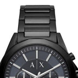 Armani Exchange Drexler Chronograph Black Dial Black Steel Strap Watch For Men - AX2639 Authentic Buy Shop Now