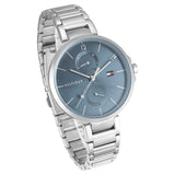 Tommy Hilfiger Angela Blue Dial Silver Steel Strap Watch for Women - 1782126 Authentic Buy Shop Now