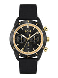 Hugo Boss Santiago Black Dial Black Nylon Strap Watch for Men - 1513935 Authentic Buy Shop Now