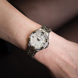 Maurice Lacroix Aikon Diamonds Mother of Pearl Dial Two Tone Steel Strap Watch for Women - A11006-DY503-171-1 Authentic Buy Shop Now