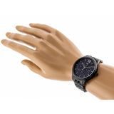 Tommy Hilfiger Damon Quartz Chronograph Blue Dial Black Steel Strap Watch for Men - 1791454 Authentic Buy Shop Now