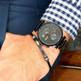 Hugo Boss Integrity Black Dial Black Steel Strap Watch for Men - 1513780 Authentic Buy Shop Now