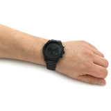 Michael Kors Slim Runway Chronograph Black Dial Black Steel Strap Watch For Men - MK8919 Authentic Buy Shop Now