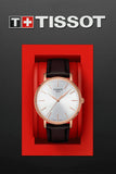 Tissot Everytime Gent Silver Dial Brown Leather Strap Watch for Men - T143.410.36.011.00 Authentic Buy Shop Now
