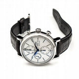 IWC Portofino Chronograph White Dial Black Leather Strap Watch for Men - IW391024 Authentic Buy Shop Now