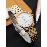 Mido Baroncelli III Automatic Mother of Pearl White Dial Two Tone Steel Strap Watch For Women - M7600.9.69.1 Authentic Buy Shop Now