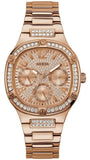 Guess Duchees Quartz Rose Gold Dial Rose Gold Steel Strap Watch For Women - GW0558L3