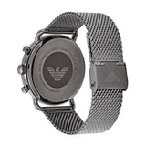 Emporio Armani Aviator Brown Dial Grey Mesh Bracelet Watch For Men - AR11141 Authentic Buy Shop Now