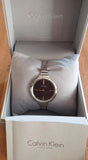 Calvin Klein Lively Black Dial Silver Steel Strap Watch for Women - K4U23121 Authentic Buy Shop Now