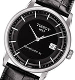Tissot T Classic Luxury Black Dial Black Leather Strap Watch For Men - T086.407.16.051.00 Authentic Buy Shop Now