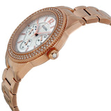 Bulova Crystal Silver Dial Rose Gold Steel Strap Watch for Women - 97N101 Authentic Buy Shop Now