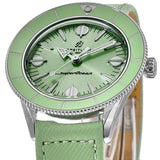 Breitling Superocean Heritage '57 Pastel Paradise Green Dial Green Leather Strap Watch for Women - A10340361L1X1 Authentic Buy Shop Now