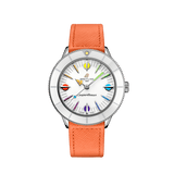 Breitling Superocean Heritage '57 Pastel Paradise White Dial Orange Leather Watch for Women - A10340A11A1X1 Authentic Buy Shop Now