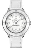 Breitling Superocean Heritage '57 Pastel Paradise White Dial White Leather Strap Watch for Women - A10340A71A1X1 Authentic Buy Shop Now