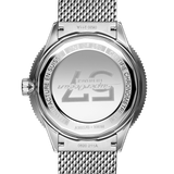 Breitling Superocean Heritage '57 Black Dial Silver Mesh Bracelet Watch for Men - A10370121B1A1 Authentic Buy Shop Now