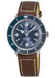 Breitling Superocean Heritage '57 Blue Dial Brown Leather Strap Watch for Men - A10370161C1X1 Authentic Buy Shop Now