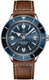 Breitling Superocean Heritage '57 Blue Dial Brown Leather Strap Watch for Men - A10370161C1X1 Authentic Buy Shop Now