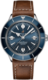 Breitling Superocean Heritage '57 Blue Dial Brown Leather Strap Watch for Men - A10370161C1X1 Authentic Buy Shop Now