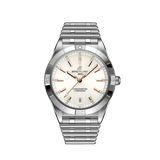 Breitling Chronomat Automatic 36 White Dial Silver Steel Strap Watch for Women - A10380101A2A1 Authentic Buy Shop Now