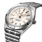 Breitling Chronomat 36 Mother of Pearl Dial Silver Steel Strap Watch for Women - A10380101A4A1 Authentic Buy Shop Now