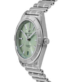 Breitling Chronomat Automatic 36 Green Dial Silver Steel Strap Watch for Women - A10380101L1A1 Authentic Buy Shop Now