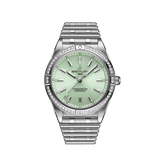 Breitling Chronomat Automatic 36 Diamonds Green Dial Two Tone Steel Strap Watch for Women - A10380591L1A1 Authentic Buy Shop Now