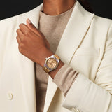 Breitling Chronomat Automatic 36 South Sea Brown Dial Brown Leather Strap Watch for Women - A10380611A1P1 Authentic Buy Shop Now