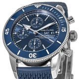 Breitling Superocean Heritage Chronograph 44 Blue Dial Blue Mesh Bracelet Watch for Men - A13313161C1S1 Authentic Buy Shop Now