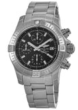 Breitling Avenger Chronograph 43 Black Dial Silver Steel Strap Watch for Men - A13385101B1A1 Authentic Buy Shop Now