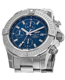 Breitling Avenger Chronograph 45mm Blue Dial Silver Steel Strap Watch for Men - A13317101C1A1 Authentic Buy Shop Now