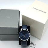 Emporio Armani Analog Quartz Blue Dial Blue Leather Strap Watch For Men - AR1647 Authentic Buy Shop Now