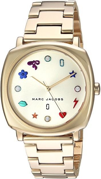 Marc Jacobs Mandy Gold Dial Gold Steel Strap Watch for Women - MJ3549 Authentic Buy Shop Now