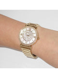 Michael Kors Catlin Mother of Pearl Dial Gold Steel Strap Watch for Women - MK3332 Authentic Buy Shop Now