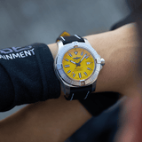 Breitling Avenger Automatic 45mm Seawolf Yellow Dial Black Nylon Strap Watch for Men - A17319101/1X2 Authentic Buy Shop Now