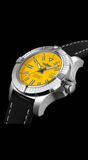 Breitling Avenger Automatic 45 Seawolf Yellow Dial Black Nylon Strap Watch for Men - A17319101I1X1 Authentic Buy Shop Now