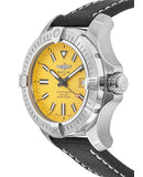 Breitling Avenger Automatic 45 Seawolf Yellow Dial Black Nylon Strap Watch for Men - A17319101I1X1 Authentic Buy Shop Now