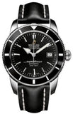 Breitling Superocean Heritage 42mm Black Leather Strap Mens Watch - A1732124 Authentic Buy Shop Now