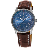 Breitling Navitimer 1 Automatic 41mm Blue Dial Brown Steel Strap Watch for Men - A17326161C1P1 Authentic Buy Shop Now